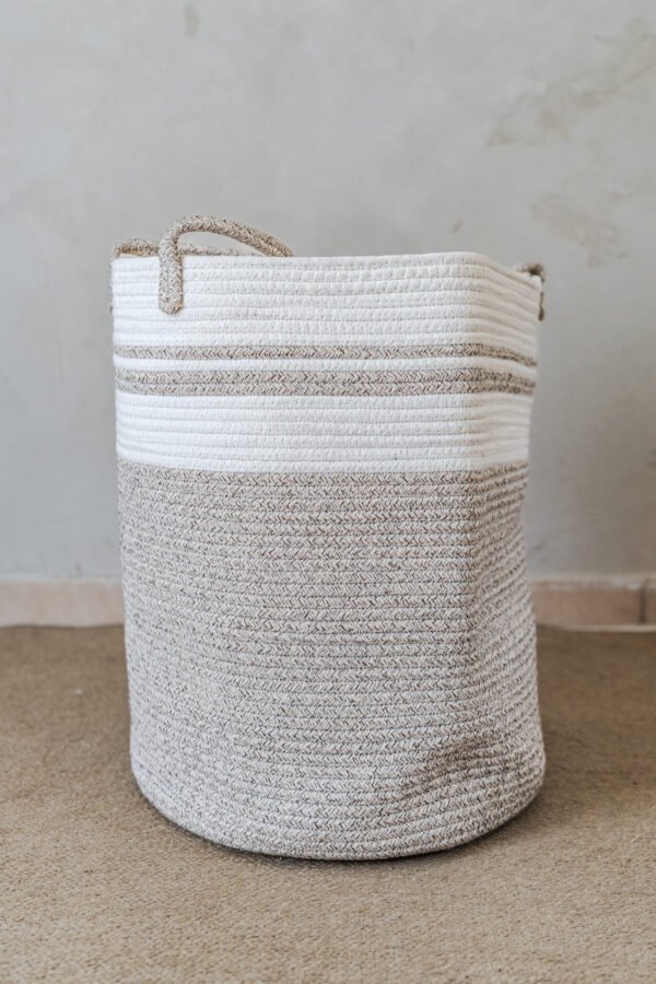 סל אחסון מכותנה לחדר ילדים