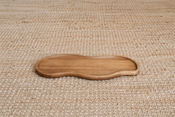 מגש עץ שיטה אמורפי